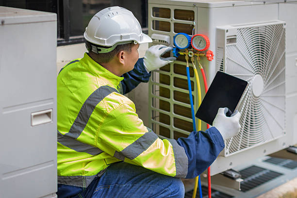Professional Hvac technician working in West Sand Lake, NY